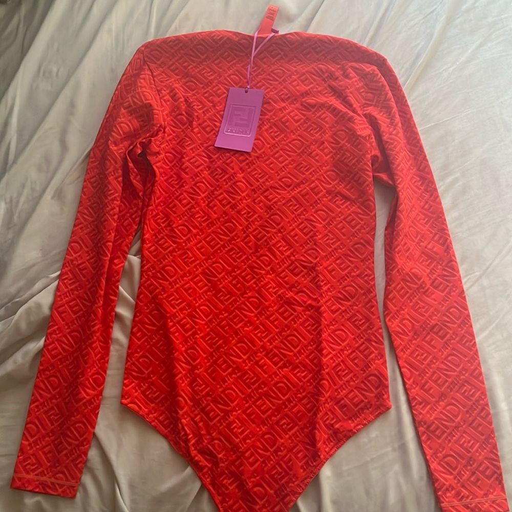 Fendi Skims Mockneck Bodysuit